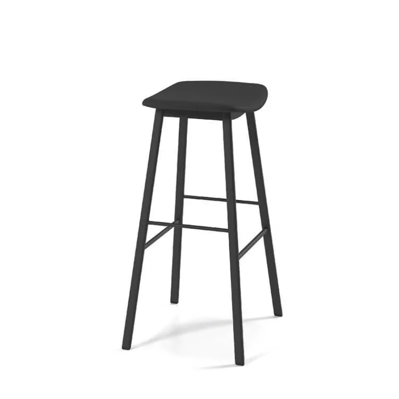 Perfecta Ami Tabouret de bar en simili sans dossier moderne empilable> Tabouret De Bar (assise +/- 80 Cm)