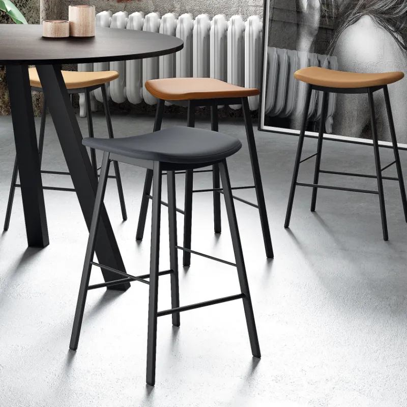 Perfecta Ami Tabouret snack en tissu sans dossier fabriqué en Belgique> Tabouret Snack (assise +/- 65 Cm)|Tabouret De Bar (assise +/- 80 Cm)