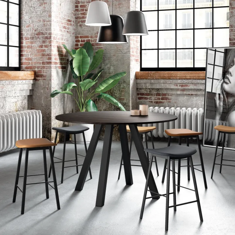 Perfecta Ami Tabouret snack en tissu sans dossier fabriqué en Belgique> Tabouret Snack (assise +/- 65 Cm)|Tabouret De Bar (assise +/- 80 Cm)