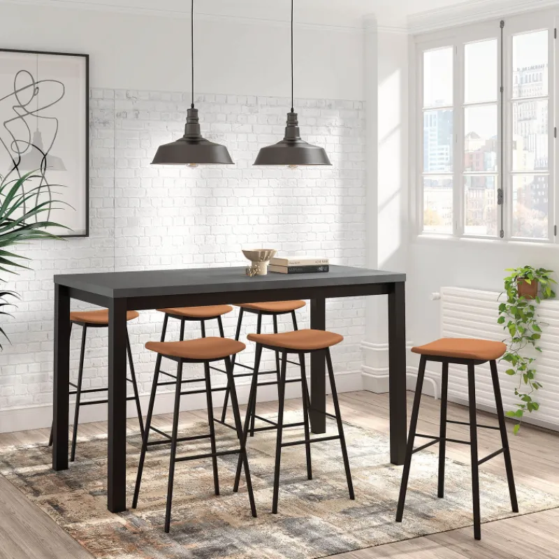 Perfecta Ami Tabouret snack sans dossier simili fabrication belge> Tabouret Snack (assise +/- 65 Cm)|Tabouret De Bar (assise +/- 80 Cm)