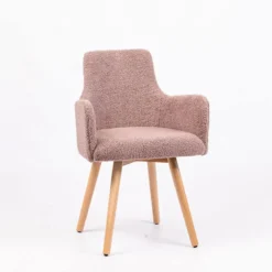 Sessio Anders Fauteuil cocooning en tissu et pieds bois> Chaise Salon|Chaise Pour Chambre