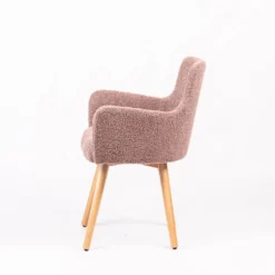 Sessio Anders Fauteuil cocooning en tissu et pieds bois><noscript><img width=