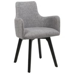 Sessio Anders Fauteuil cocooning en tissu et pieds bois> Chaise De Salle à Manger|Chaise Salon