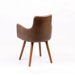 Sessio Anders Fauteuil rembourré avec pieds bois><noscript><img width=