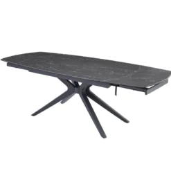 AngèleTable moderne extensible en céramique pieds métal><noscript><img width=