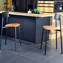 Carrier Anémone ® Tabouret snack contemporain en métal de fabrication française><noscript><img width=