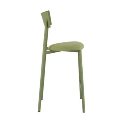 Carrier Anémone ® Tabouret snack français avec assise en tissu rembourrée et dossier métal><noscript><img width=