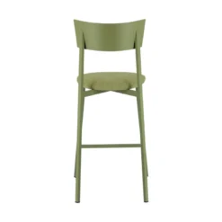 Carrier Anémone ® Tabouret snack français avec assise en tissu rembourrée et dossier métal><noscript><img width=