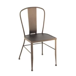 Jayso Antic Chaise vintage en métal> Chaise De Cuisine|Chaise De Salle à Manger