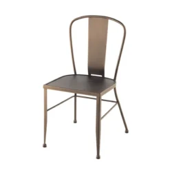 Jayso Antic Chaise vintage en métal> Chaise De Cuisine|Chaise De Salle à Manger