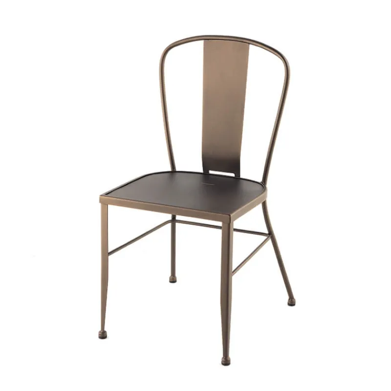 Jayso Antic Chaise vintage en métal> Chaise De Cuisine|Chaise De Salle à Manger