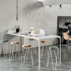 Midj Apelle Jump ® Tabouret snack design sans dossier pieds géométriques> Tabouret Snack (assise +/- 65 Cm)|Tabouret De Bar (assise +/- 80 Cm)
