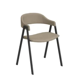 Perfecta Arca Fauteuil de table avec accoudoirs en simili> Chaise De Cuisine|Chaise De Salle à Manger