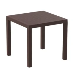 Ares Table de terrasse carrée en résine><noscript><img width=