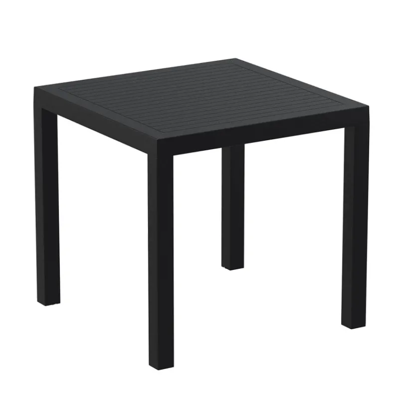 Ares Table de terrasse carrée en résine> Table De Jardin