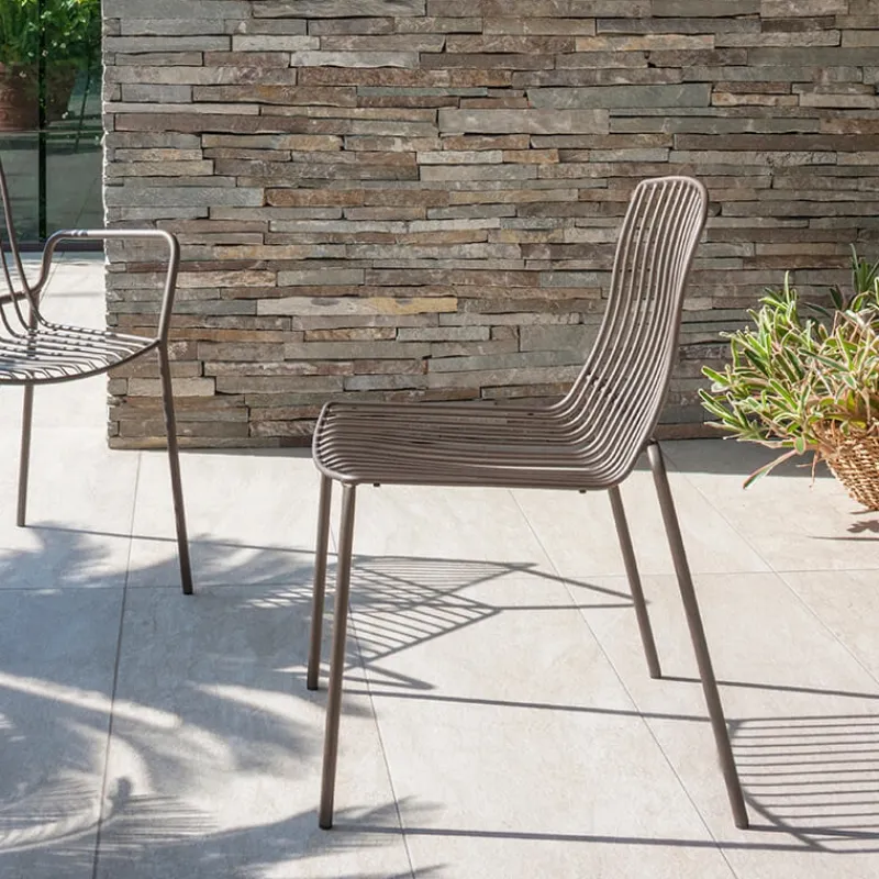 Altacom Ariel Chaise de jardin design empilable en métal> Chaise De Jardin