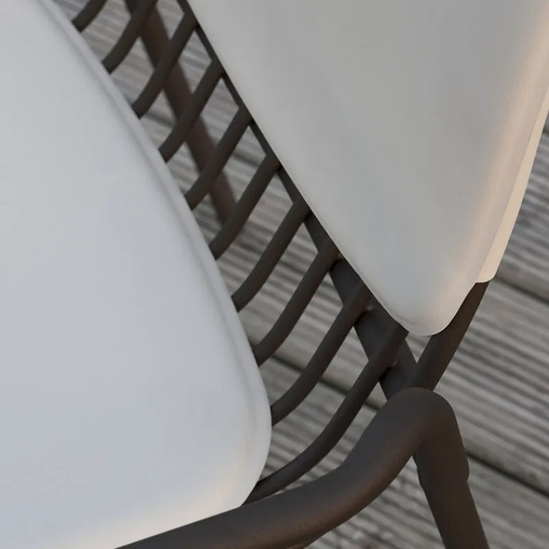 Altacom Ariel Chaise de jardin design empilable en métal> Chaise De Jardin