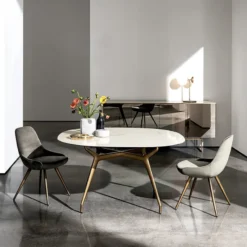 Sovet Italia Arkos Sovet® Table de designer italienne carrée bords arrondis en céramique> Table De Salle à Manger