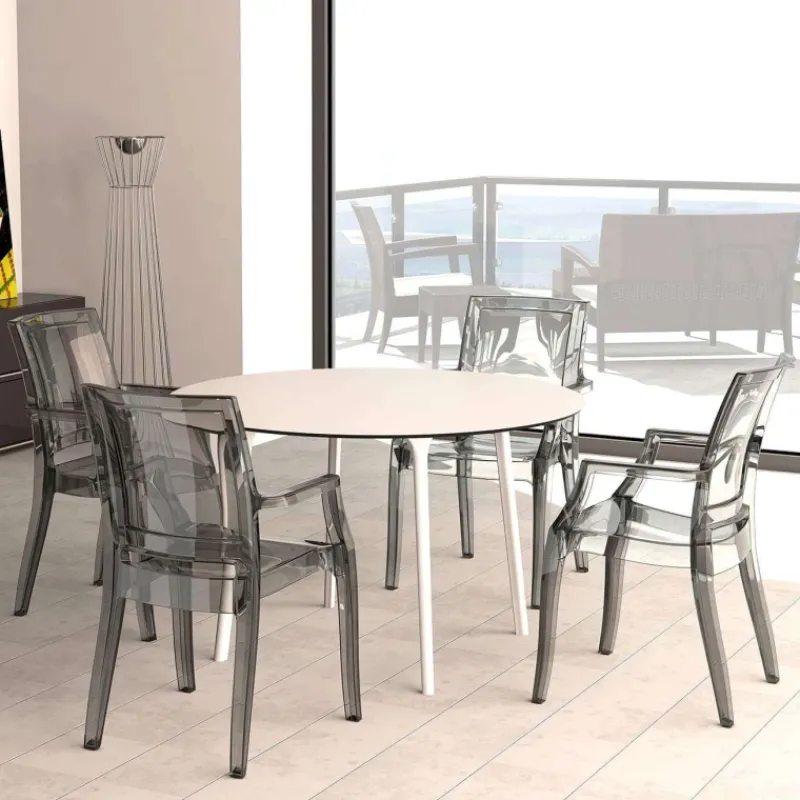 Arthur Fauteuil moderne en polycarbonate> Chaise De Cuisine|Chaise De Salle à Manger