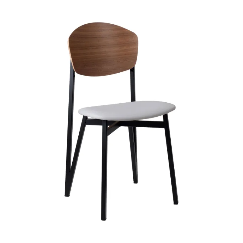 Carrier Artémis ® Chaise design française assise en synthétique, dossier bois et pieds en métal> Chaise De Salle à Manger|Chaise Salon