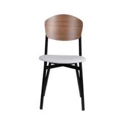 Carrier Artémis ® Chaise design française assise en synthétique, dossier bois et pieds en métal> Chaise De Salle à Manger|Chaise Salon