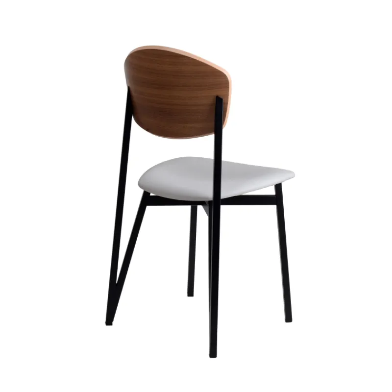 Carrier Artémis ® Chaise design française assise en synthétique, dossier bois et pieds en métal> Chaise De Salle à Manger|Chaise Salon
