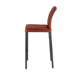 Europea Atlanta Tabouret snack italien en synthétique avec pieds en métal><noscript><img width=