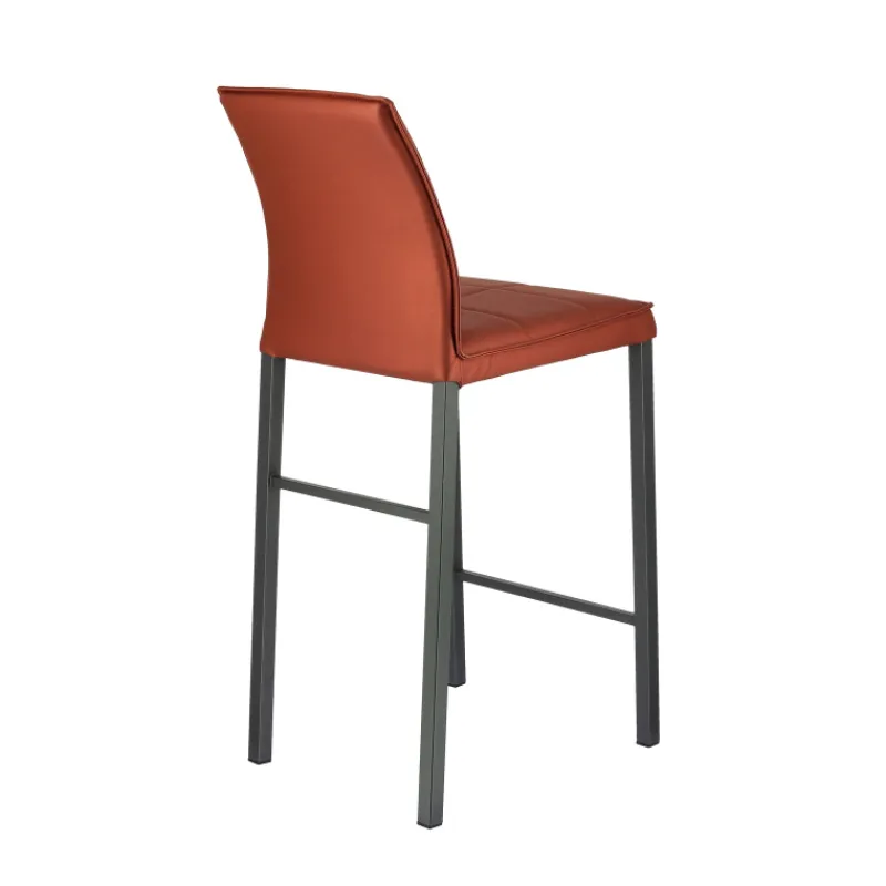 Europea Atlanta Tabouret snack italien en synthétique avec pieds en métal> Tabouret Snack (assise +/- 65 Cm)|Tabouret De Bar (assise +/- 80 Cm)