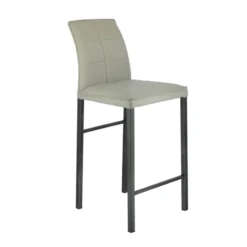 Europea Atlanta Tabouret snack italien en synthétique avec pieds en métal><noscript><img width=