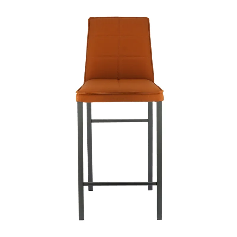 Europea Atlanta Tabouret snack italien en synthétique avec pieds en métal> Tabouret Snack (assise +/- 65 Cm)|Tabouret De Bar (assise +/- 80 Cm)