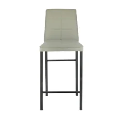 Europea Atlanta Tabouret snack italien en synthétique avec pieds en métal><noscript><img width=