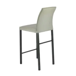 Europea Atlanta Tabouret snack italien en synthétique avec pieds en métal><noscript><img width=