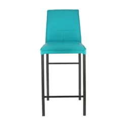 Europea Atlanta Tabouret snack italien en synthétique avec pieds en métal><noscript><img width=