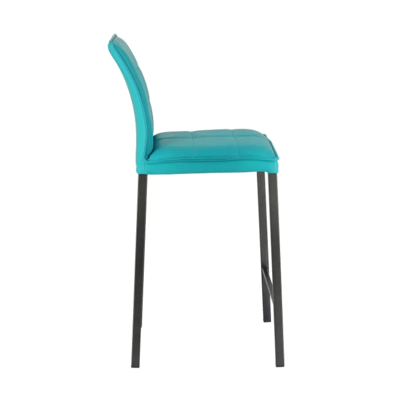 Europea Atlanta Tabouret snack italien en synthétique avec pieds en métal> Tabouret Snack (assise +/- 65 Cm)|Tabouret De Bar (assise +/- 80 Cm)