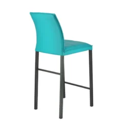 Europea Atlanta Tabouret snack italien en synthétique avec pieds en métal><noscript><img width=