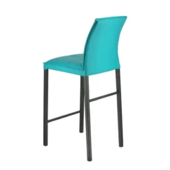 Europea Atlanta Tabouret snack italien en synthétique avec pieds en métal><noscript><img width=