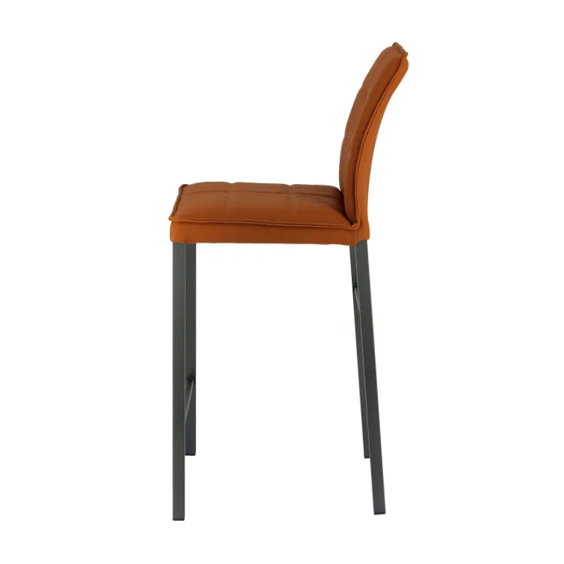 Europea Atlanta Tabouret snack italien en synthétique avec pieds en métal> Tabouret Snack (assise +/- 65 Cm)|Tabouret De Bar (assise +/- 80 Cm)