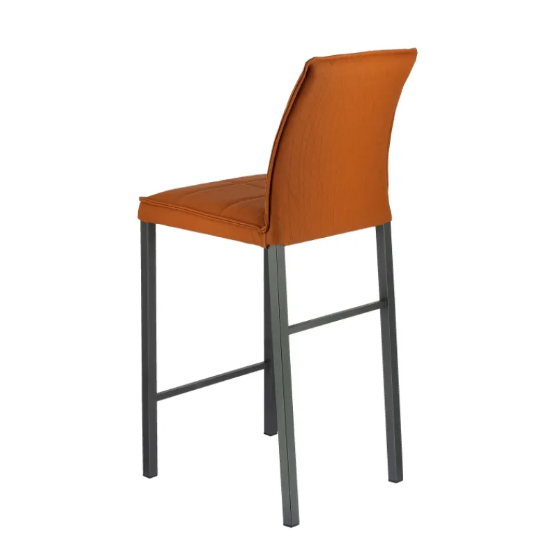 Europea Atlanta Tabouret snack italien en synthétique avec pieds en métal> Tabouret Snack (assise +/- 65 Cm)|Tabouret De Bar (assise +/- 80 Cm)