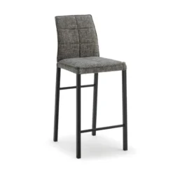 Europea Atlanta Tabouret snack italien en tissu avec pieds en métal> Tabouret Snack (assise +/- 65 Cm)|Tabouret De Bar (assise +/- 80 Cm)