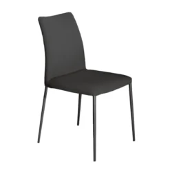 Atlas Connubia© Chaise contemporaine en simili avec dossier flexible> Chaise De Salle à Manger