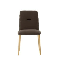 Mobitec Aura ® Chaise style cocooning en tissu et pieds bois><noscript><img width=