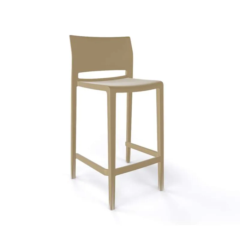 Bakhita Tabouret snack moderne empilable> Tabouret Snack (assise +/- 65 Cm)|Tabouret De Bar (assise +/- 80 Cm)