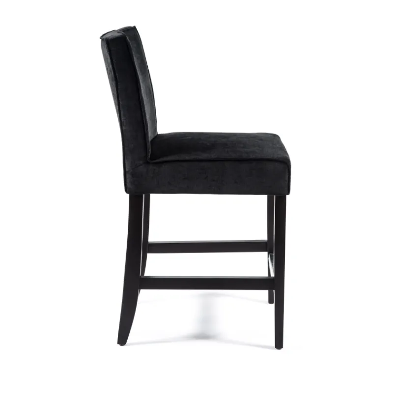 Sessio BarCarpe Tabouret snack en tissu et bois> Tabouret Snack (assise +/- 65 Cm)|Tabouret De Bar (assise +/- 80 Cm)
