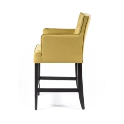 Sessio BarDiem 2 Tabouret snack en tissu matelassé avec accoudoirs><noscript><img width=