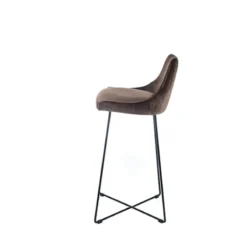Sessio BarLars line Tabouret de bar en métal et tissu><noscript><img width=