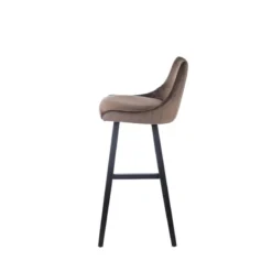 Sessio BarLars line Tabouret hauteur 80 cm moderne coque tissu dos matelassé><noscript><img width=