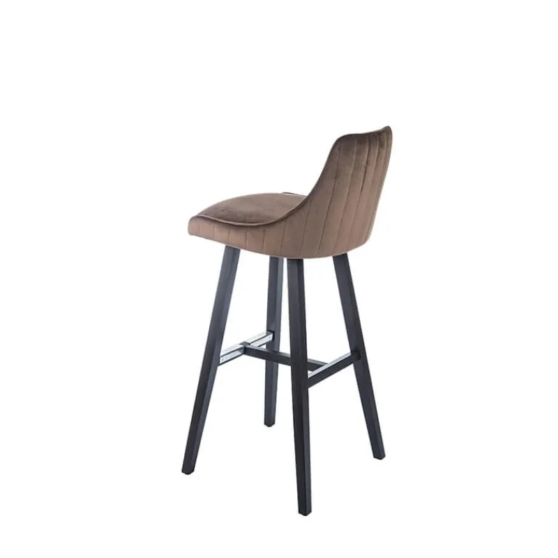 Sessio BarLars line Tabouret hauteur 80 cm moderne coque tissu dos matelassé> Tabouret De Bar (assise +/- 80 Cm)
