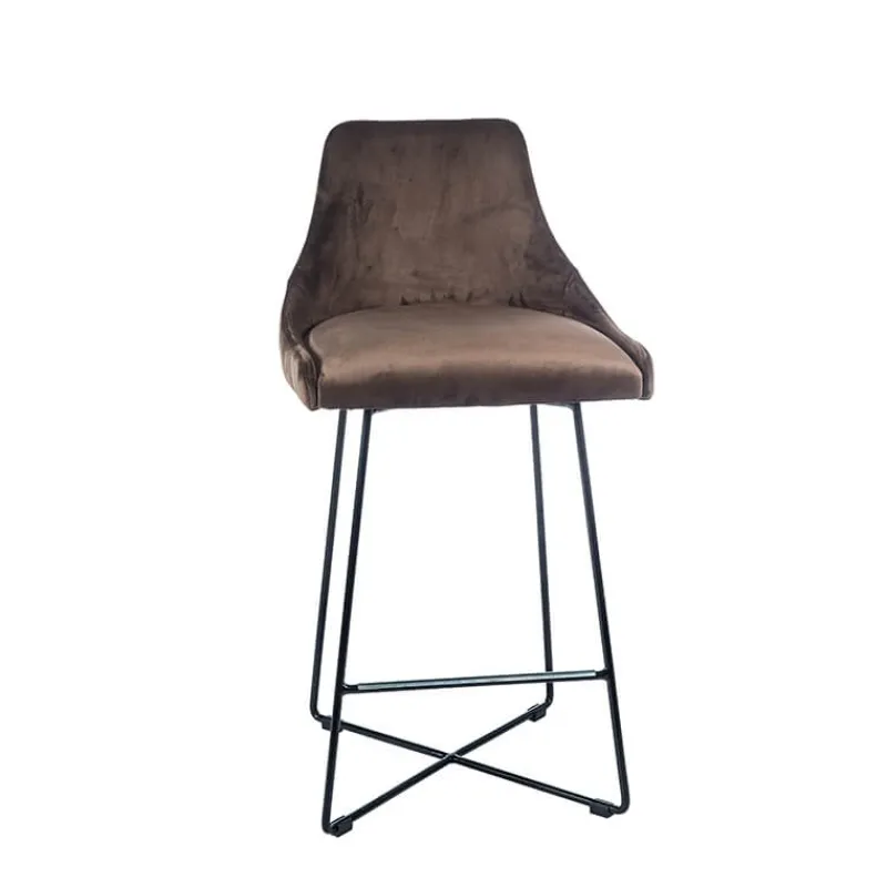 Sessio BarLars line Tabouret snack moderne en métal et tissu> Tabouret Snack (assise +/- 65 Cm)