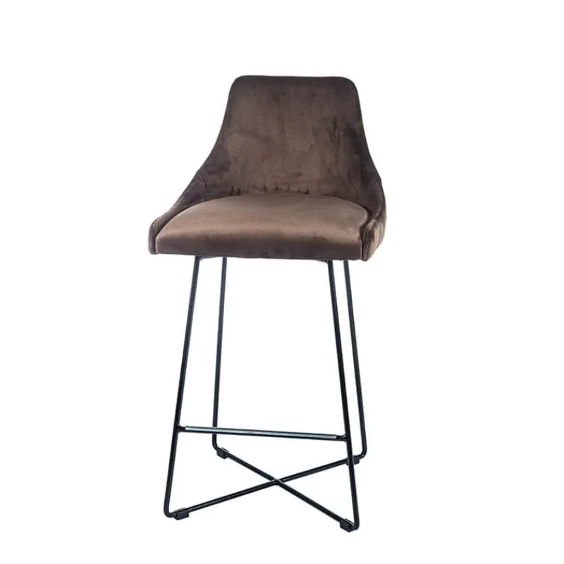 Sessio BarLars line Tabouret snack moderne en métal et tissu> Tabouret Snack (assise +/- 65 Cm)