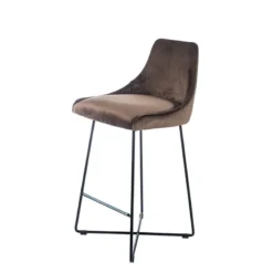 Sessio BarLars line Tabouret snack moderne en métal et tissu><noscript><img width=